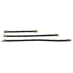 Dreffco 28'' x 3/4'' High Capacity Black Non-Whistle Gas Flex Line for NG or LP Fire Pits