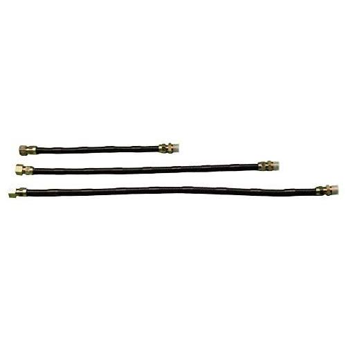 Dreffco 28'' x 3/4'' High Capacity Black Non-Whistle Gas Flex Line for NG or LP Fire Pits Dreffco 28'' x 3/4'' High Capacity Black Non-Whistle Gas Flex Line for NG or LP Fire Pits
