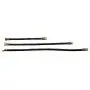 Dreffco 28'' x 3/4'' High Capacity Black Non-Whistle Gas Flex Line for NG or LP Fire Pits