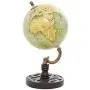 Deco 79 Wood Metal PVC Globe 5'' W, 9'' H-94436, 5'' x 9'', Green