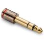 Aurum Cables 3-Pack 6.35mm Male to 3.5mm Female Stereo Adapter