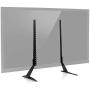 Mount-It! Universal TV Stand Base Replacement, Table top Pedestal Mount Fits 32 37 40 42 47 50 55 60 inch LCD LED Plasma TVs, 110 Lb Capacity