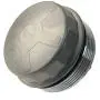 URO Parts 11427525334PRM Oil Filter Cover, Aluminum vs OEM is plastic