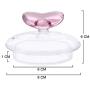 Teabloom Replacement Glass Teapot Lid for Eternal Love Heart Teapot and Many Other 34-40 oz Teapots with Diameters Between 6.0 cm and 8 cm - Spare Part