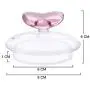 Teabloom Replacement Glass Teapot Lid for Eternal Love Heart Teapot and Many Other 34-40 oz Teapots with Diameters Between 6.0 cm and 8 cm - Spare Part Teabloom Replacement Glass Teapot Lid for Eternal Love Heart Teapot and Many Other 34-40 oz Teapots with Diameters Between 6.0 cm and 8 cm - Spare Part