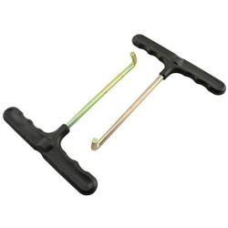 PSCCO 2pcs Trampoline Spring Puller T-Hook Tool Trampoline Spring Pull Fittings