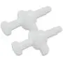 Toilet Seat Parts Including Screw and Nut For Top Mount Toilet Seat Hinges, White Plastic Toilet Seat Parts Including Screw and Nut For Top Mount Toilet Seat Hinges, White Plastic