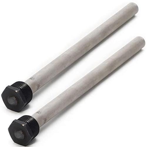 Eleventree 2 Pack RV Water Heater Anode Rods, Anode rod for hot water heater,Extends the Life of Suburban and Mor-Flo Water Heaters Tank-3/4''NPT threads 9.25 length-Magnesium Eleventree 2 Pack RV Water Heater Anode Rods, Anode rod for hot water heater,Extends the Life of Suburban and Mor-Flo Water Heaters Tank-3/4''NPT threads 9.25 length-Magnesium