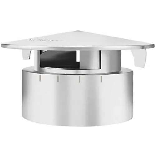 Skyflame Stainless Steel Grill Chimney Top Vent Cap Replacement for Large Size Big Green Egg Skyflame Stainless Steel Grill Chimney Top Vent Cap Replacement for Large Size Big Green Egg