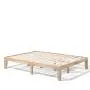 Giantex 14 Inch Solid Wood Platform Bed Frame, Rubber Wood Made Mattress Foundation, Heavy Duty Slats Support, No Box Spring Needed (Wood, Queen)