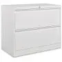 Bonnlo Lateral File Cabinet Lockable with 2 Drawers, White Bonnlo Lateral File Cabinet Lockable with 2 Drawers, White