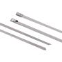 Kingrol 200pcs Stainless Steel Self-Locking Cable Zip Ties, 11.8 Inch Metal Wire Ties
