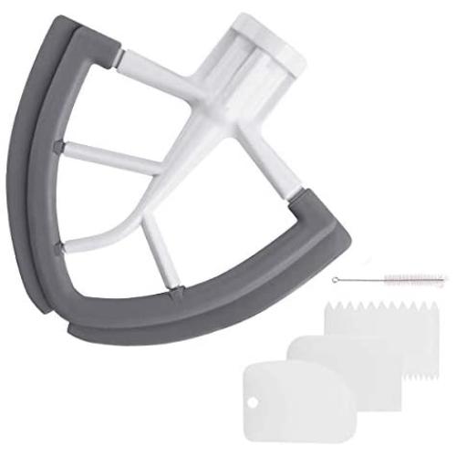 Flex Edge Beater for KitchenAid Tilt-Head Stand Mixer - 4.5-5 Quart Flat Beater with Flexible Silicone Edges