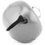 1.5 Inch 36mm Extra Large Giant Jumbo Craft Silver Jingle Bells Bulk 100 Pieces