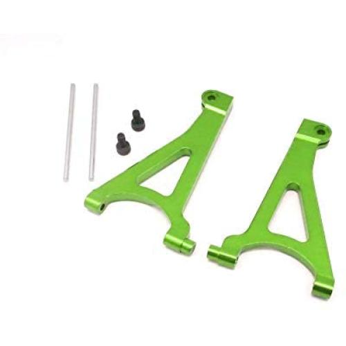 for Traxxas 1/16 Mini E-Revo Upgrade Parts Aluminum Front Upper Arm - 1Pr Set Green