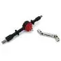 YIZAN 1 Set Metal Rear Bridge Axle with Steel Gear for WPL D12 B14 B24 B16 B36 C14 C24 C34 C44 RC Car Upgrade Parts,Black