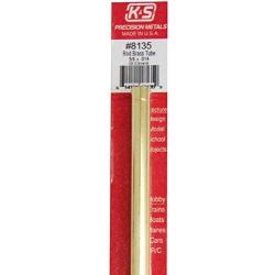 K & S Precision Metals 8135 3/8x12 RND BRS Tube