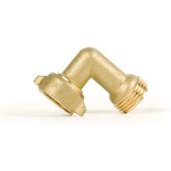 Camco (22505) 90 Degree Hose Elbow- Eliminates Stress and Strain On RV Water Intake Hose Fittings, Solid Brass