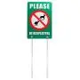 Kichwit Double Sided No Dog Poop Yard Sign, Please Be Respectful Sign, All Metal Construction, No Dog Pooping or Peeing Sign, Sign Measures 7.9'' x 11.8'', 14'' Long Metal Stakes Included, Green Kichwit Double Sided No Dog Poop Yard Sign, Please Be Respectful Sign, All Metal Construction, No Dog Pooping or Peeing Sign, Sign Measures 7.9'' x 11.8'', 14'' Long Metal Stakes Included, Green