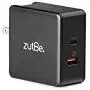zutBe USB-C PD and USB-A QC 3.0, 48W Foldable Travel Charger for iPhone 12, 11, X, iPad Pro, Pixel, Samsung Galaxy S10, S20, Tab, Switch [Be Charitable, Powerful, Safe, Compatible, Confident]