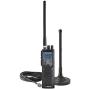 Cobra HHRT50 Road Trip Cb Radio - Emergency Radio, Travel Essentials, 2-Way Handheld Black Radio with Rooftop Magnet Mount Antenna, NOAA Channels, Dual Watch & 40 Channel Access