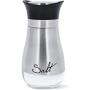 Juvale Salt and Pepper Shakers Stainless Steel and Glass Set