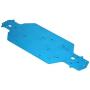 Dilwe RC Car Metal Chassis, Aluminium Alloy Chassis for HSP 1/10 Scale RC Car Remote Control Vehicle Upgrade Part(Blue)