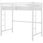 Walker Edison Orion Urban Industrial Metal Twin over Loft Bunk Bed, Twin Size, White Walker Edison Orion Urban Industrial Metal Twin over Loft Bunk Bed, Twin Size, White