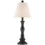 Archmond Traditional Desk Table Lamp Dark Bronze Metal Off White Empire Shade Touch On Off for Living Room Bedroom Office - 360 Lighting