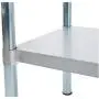 Rockpoint Carmona Tall NSF Stainless-Steel Commercial Kitchen Work Table with Backsplash and Adjustable Shelf, 60 x 24 Inch Rockpoint Carmona Tall NSF Stainless-Steel Commercial Kitchen Work Table with Backsplash and Adjustable Shelf, 60 x 24 Inch