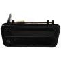 Door Handle compatible with Chevy C/K Full Size P/U 88-00 Front RH and LH Outside Smooth Black Metal w/Keyhole