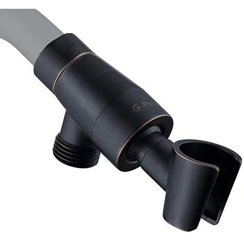 100% Metal Shower Head Holder for Hand Held Showerhead, Adjustable Bracket Holder, Shower arm Adapter, Universal Shower Arm Mount,Oil-Rubbed Bronze Finish 100% Metal Shower Head Holder for Hand Held Showerhead, Adjustable Bracket Holder, Shower arm Adapter, Universal Shower Arm Mount,Oil-Rubbed Bronze Finish