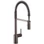 Moen 5923BLS Align One Handle Pre-Rinse Spring Pulldown Kitchen Faucet, Black Stainless
