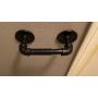 PH Toilet Paper Roller Holder SX-7952 - Black Toilet Paper Rod - Toilet Paper Spring Replacement Spindle