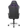 AKRacing Masters Series Max Gaming Chair with Wide Flat Seat, 400 Lbs Weight Limit, Rocker and Seat Height Adjustment Mechanisms - Indigo
