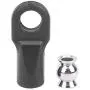 RC Car Pull Rod End, Plastic + Metal Pull Rod End Kit RC Crawler Upgrade Accessory Part