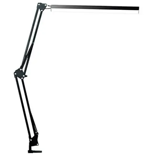 LED Desk Lamp, BZBRLZ Metal Swing Arm Lamp, Eye-Caring Architect Task Lamp, Dimmable Office Table Lamp with 3 Color Modes, 10 Brightness Levels & Adapter, Memory Function(Black), 10W LED Desk Lamp, BZBRLZ Metal Swing Arm Lamp, Eye-Caring Architect Task Lamp, Dimmable Office Table Lamp with 3 Color Modes, 10 Brightness Levels & Adapter, Memory Function(Black), 10W