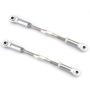 Hosim Front Rear RC Turnbuckles & Camber Linkage Rod - 2PCS Aluminum 83-97mm Adjustable Steering Servo Link for 1/10 Traxxas Slash 4x4 5807 Stampede RC Cars Upgraded Hop up Parts (Titanium)