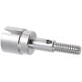 Metal Wheel Axle Shaft 02033 Upgrade Parts for 1/10 HSP Redcat Monster Truck (Silver, Set of 4)