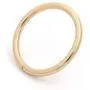BIKICOCO 1-1/2 Metal O-Ring Buckle Connector Round Loops Non Welded for Bags Webbing Purse and Belt Straps, Light Gold - Pack of 6