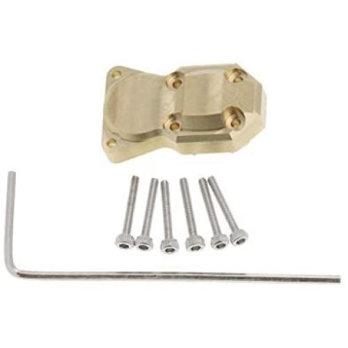 YU-NIYUT Brass Differential Cover for A.x.i.a.l SCX24 90081 RC Model Car Metal Upgrade Parts RC Modification Fun for Adults, Beginners and Children