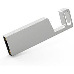 TOPESEL 32GB USB 2.0 Flash Drives Metal Memory Stick Waterproof Thumb Drive, Silver