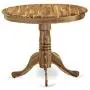 East West Furniture ANT-ANA-TP Antique Dining Table Made of Acacia offering Wood Texture, 36 Inch Round, Neutral Finish East West Furniture ANT-ANA-TP Antique Dining Table Made of Acacia offering Wood Texture, 36 Inch Round, Neutral Finish
