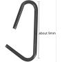 Fbshicung 10 Pcs 5/16 Inch Leather Belt Hooks for Old Style Singer/Jones Sewing Machine Treadle Accessories