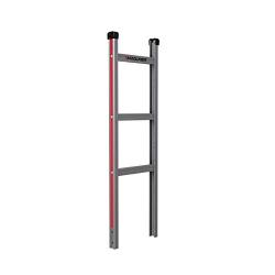 Magliner HMK111K11 Aluminum Hand Truck, Horizontal Loop Handle, 16'' x 12'' Extruded Aluminum Nose Plate, 500 lb Capacity