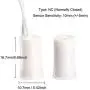 VictorsHome Magnetic Reed Switch RC-33 NC Recessed Wired Window Door Contact Sensor for Home Security and Burglar Alarm Systems 10 Pcs