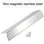 Hisencn Grill Replacement Part for Kitchen Aid 720-0745B, Nexgrill 720-0733, Jenn-Air 720-0709, 720-0336B, 720-0336C, Stainless Steel Heat Plate Tent Shield Plate Burner Cover