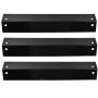 SHINESTAR Grill Heat Plates for Chargriller Duo 5050 3001 5650 5072 3030 Replacement Parts, Heat Tents for King Griller 3008, 5252, Durable Porcelain Steel, 18 15/16 inch, 3-Pack