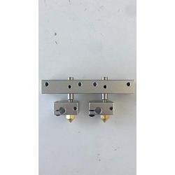 2 hot Ends and 1 Mount Block for BIBO 3D Printer (Version B)
