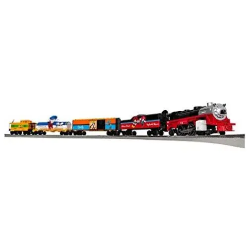 Lionel Disney Mickey & Friends Express LionChief 2-4-2 Set with Bluetooth Capability, Electric O Gauge Model Train Set with Remote Lionel Disney Mickey & Friends Express LionChief 2-4-2 Set with Bluetooth Capability, Electric O Gauge Model Train Set with Remote